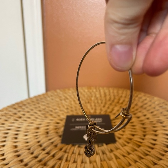 Alex & Ani Sweet Melody Expandable Silver Bangle - Picture 4 of 5